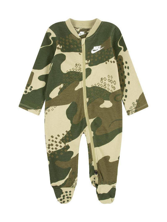 Nike Coverall Body pentru Bebeluși Mânecă lungă Verde