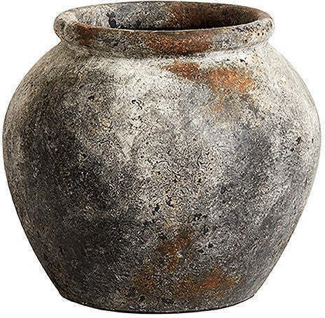 Muubs Vază Din Ceramică Portocalie Φ30xΥ25cm