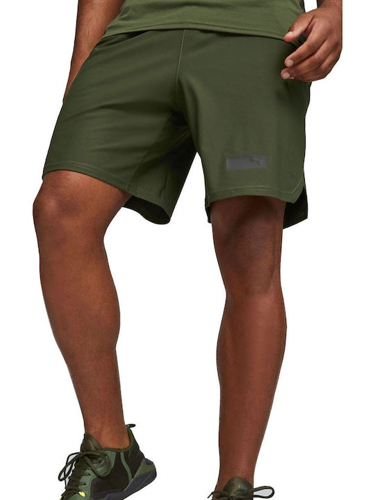 PUMA Pantaloni Scurți Sport Bărbați Kaki
