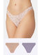 Miss Γυναικεία Slip 2Pack Λιλά