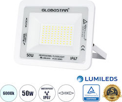 GloboStar Atlas Waterproof LED Floodlight 50W Cold White 6000K IP67