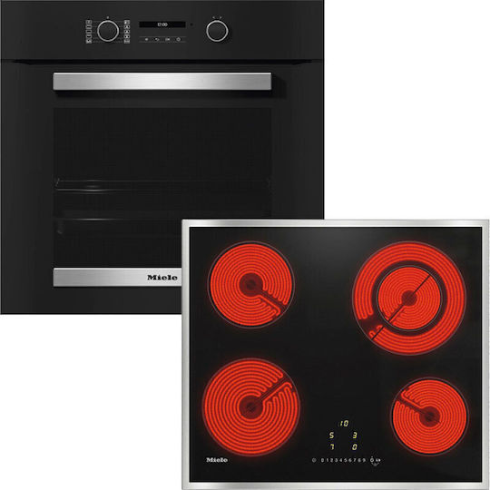 Miele Einbauofen 76Es mit Keramikkochfeldern B59.5cm.