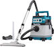 Makita Rechargeable Vacuum Wet / Dry with Plastic Bin 15lt