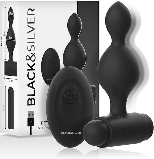 Dream Love Dop Anal cu Funcție Wireless și Vibrație Mici Neagră