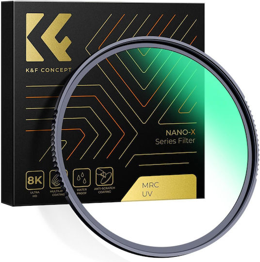K&F Concept Nano-x UV HD Lens Filter Diameter 77mm with MC Coating Multi-Coated for Camera Lenses