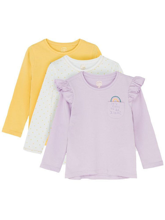 Cool Club Set of Kids' Blouses Multicolour