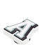Decorative Shoe Charm Letter White
