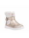 Mayoral Kids Boots with Zipper Gold