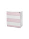 Baby Wickelkommode White/Orchid Pink 81x50x86cm