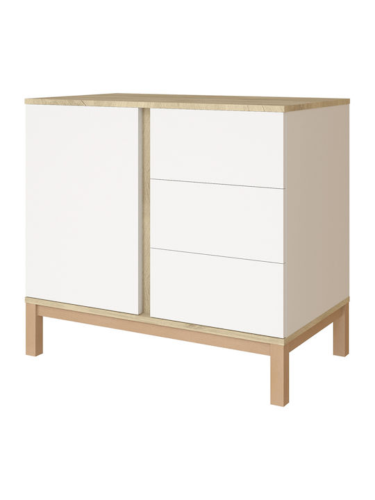 Schimbător pentru Bebeluși-Mobilier Albă 96x58x88cm