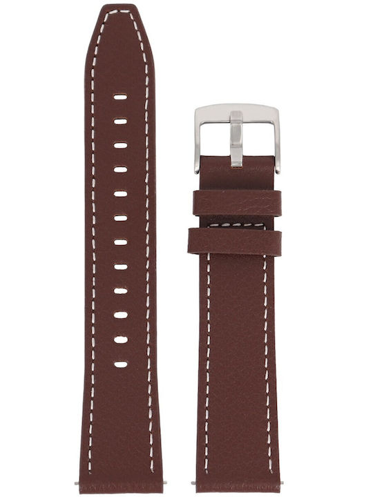 VStraps Curea din piele Maro 20mm