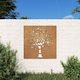 vidaXL Wall Decoration Garden Metal 55cmx55cmx0...