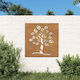 vidaXL Wall Decoration Garden Metal 55cmx55cmx0...
