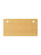 vidaXL Rectangular Office Desk Surface Bamboo 80x40x4cm 352761 1pcs