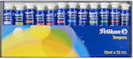 Pelikan Tempera Tempera Paints Multicolour in Tube 12ml 240pcs