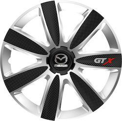 Versaco Τάσια Gtx 14" με Σήμα Mazda 4τμχ Μαύρο TA-00100563