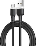 XO Regular USB 2.0 to micro USB Cable Μαύρο (16.005.0232)