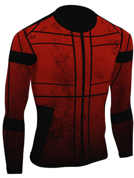 Athlon Long Sleeve Shirt 135-1830 for Jiu-Jitsu Red