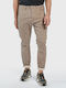 Men's Elastic Jeans Pants with Relaxed Tapered Fit Denim