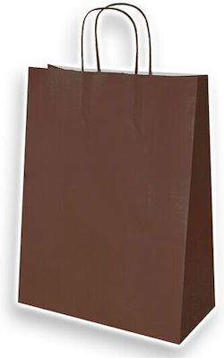 Paper Bags with Handle Brown 26x12x35cm 100pcs