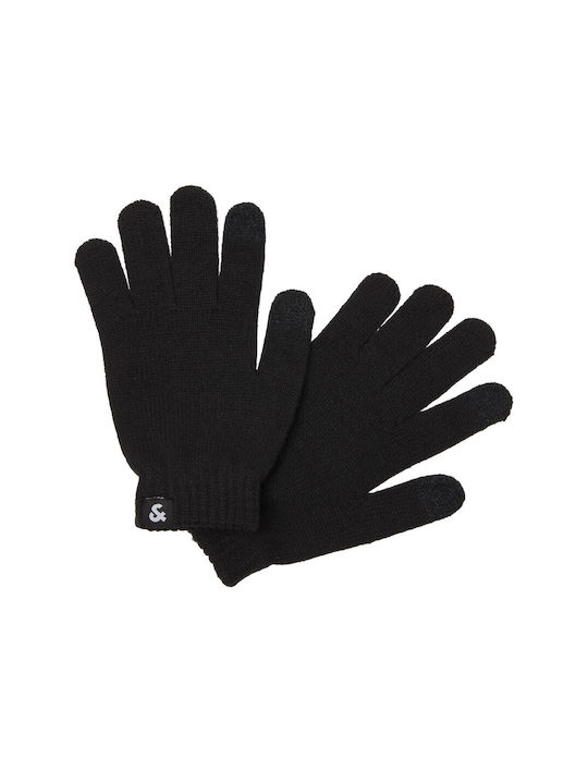 Jack & Jones Knitted Kids Gloves Black