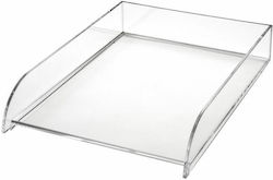 Osco Transparent Metallic Filing Tray 24.7x29x32cm