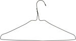 Tpster Clothes Hanger Black 30933 10pcs