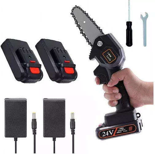 Pruning Battery Chainsaw 24V 0.65kg with Blade 10cm