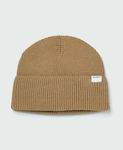 Gabba Knitted Beanie Cap Brown
