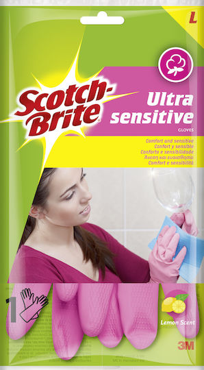 Scotch Brite Oven Gloves Plastic Large Pink 1pcs