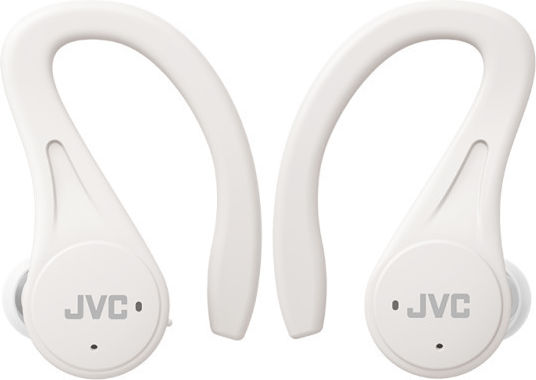 JVC HA-EC25T In-ear Bluetooth Handsfree Ακουστικά με Αντοχή στον Ιδρώτα και Θήκη Φόρτισης Λευκά