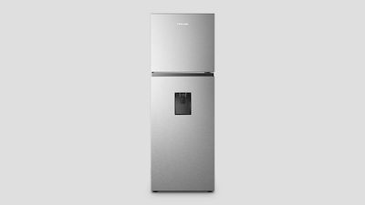 Inventor Double Door Refrigerator 325lt Total NoFrost H169.6xW59.5xD65cm. Inox