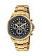 Louis XVI Men's Watch 43mm Chronograph Battery with Gold Metal Bracelet