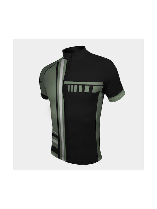 Athlon Peloton Bărbați Mâneci scurte Tricou de ciclism Negru