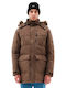 Winter Jacke Puffer Braun