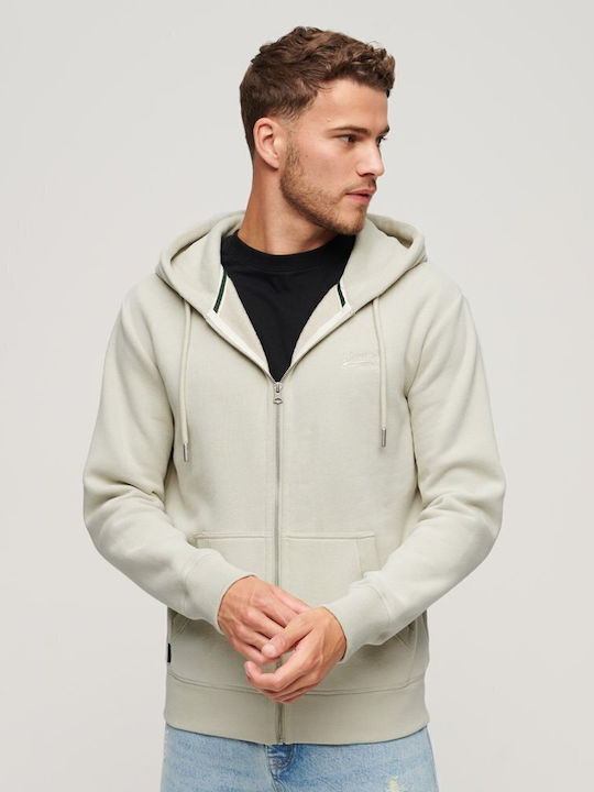 Superdry Cardigan With Hood Beige