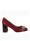 Hispanitas Leather Red Medium Heels