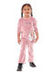 Εβίτα Kids Set with Pants Winter 2pcs Pink