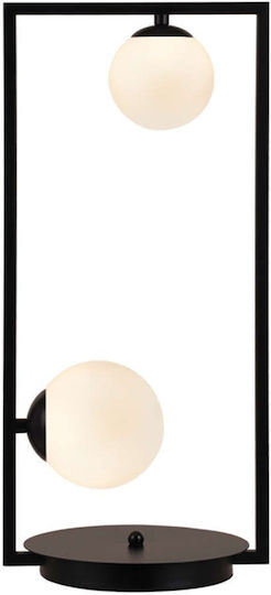Aca Quadro Dekorative Lampe Schwarz
