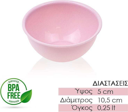 Salatschüssel Kunststoff Rosa 1Stück