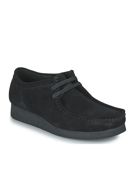 Wallabee Ανδρικά Μοκασίνια σε Μαύρο Χρώμα