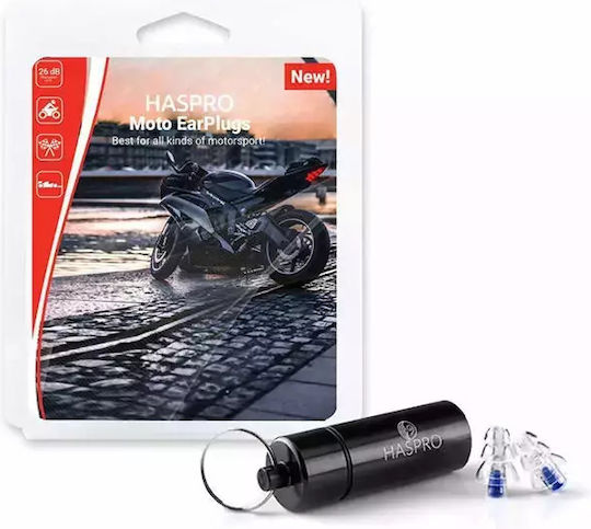 Haspro Universal Ohrstöpsel in Transparent Farbe EPUH1911 2Stück