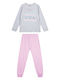 Energiers Set Top & Bottom Kids Winter Pyjamas Gray