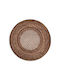 Caspari Placemats Rotundă Maro 1buc