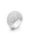 Swarovski Women's Silver Ring Luna with Stone