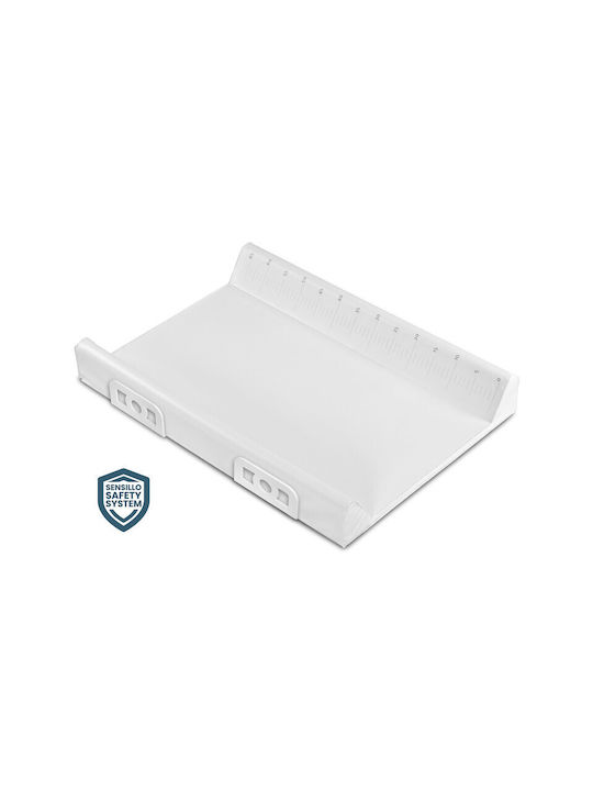 Sensillo Soft Changing Pad made of Fabric White