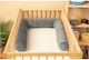 Sensillo Crib Bumpers Snake Inside Gray 59x41cm