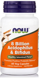 Now Foods 8 Billion Acidophilus & Bifidus Προβιοτικά 120 κάψουλες