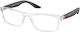 Prada Transparent Men's Acetate Prescription Ey...