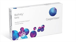 Cooper Vision Biofinity Toric Μηνιαίοι 3τμχ